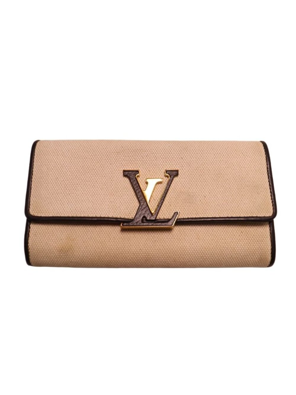 Louis Vuitton Portefeuille Capucines Canvas Wallet